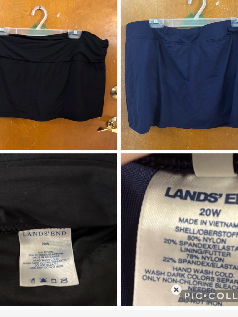 Swim skirt bundle.  Plus size 20w. Land’s End